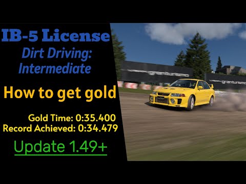 GT7 | How to get Gold on the IB-5 License (Update 1.55+)