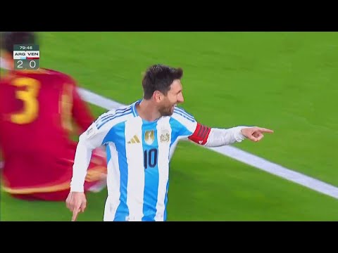 Lionel Messi vs Venezuela -  Last Home ground Match for Argentina [FAREWELL]