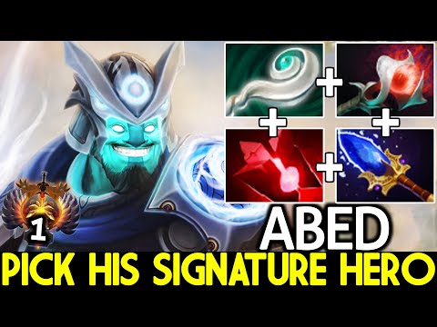 ABED [Storm Spirit] Pick His Signature Hero Destroy Pub Game 7.26 Dota 2