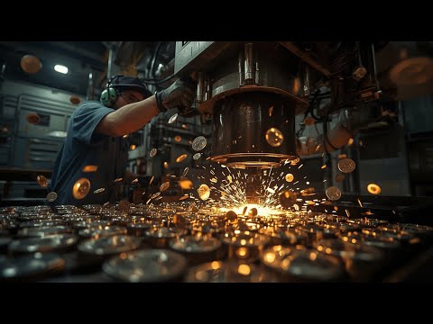 Inside The Factory: The Secret Process of Making US Dollar Coins