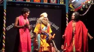 preview picture of video 'Yakshagana -- Manishada - 3 - Pareekshe - hasya'