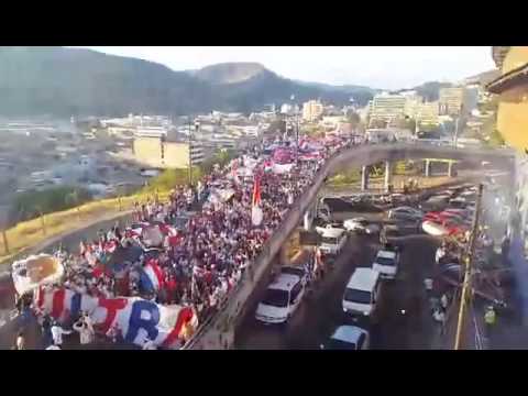 "Ultra Fiel || Club Olimpia vs Real Sociedad || Somos Locales En Toda Honduras || 22-05-16" Barra: La Ultra Fiel • Club: Club Deportivo Olimpia