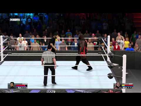 WWE 2K15 - MyCareer - Back and Forth Match vs Mark Henry