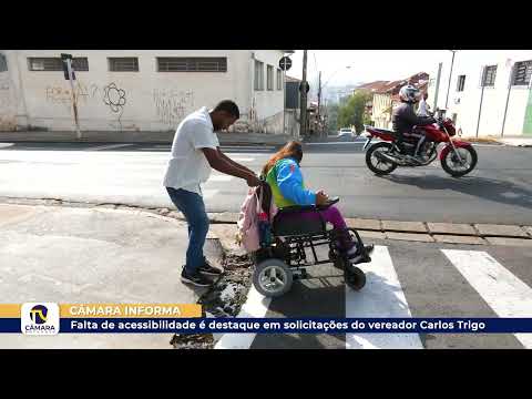 Falta de acessibilidade é destaque em solicitações do vereador Carlos Trigo ?? 