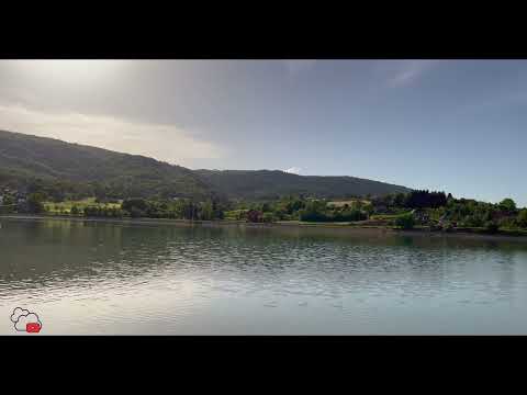 Croatian Storm - Ogulin Sabljaci - Meditation video with lake view 4K