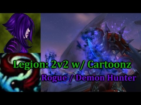 Ω Sativ | Subtlety 2v2 w/ Cartoonz - [7.0.3] [Legion PvP] (Subtlety Rogue Lvl. 110)