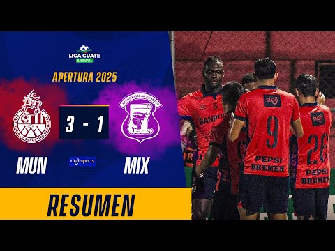 VICTORIA ESCARLATA EN EL TRÉBOL| Municipal 3-1 Mixco | Resumen Completo