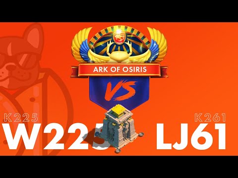 W225 (K225) vs LJ61 (K261) - ARK OF OSIRIS - Rise of Kingdoms