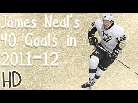 James Neal's 40 Goals in 2011-12 (HD)