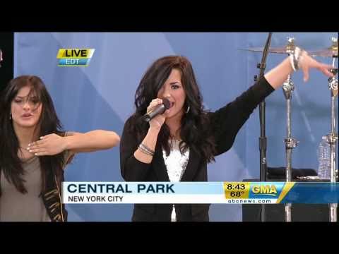 Demi Lovato -  Can't Back Down (Live On Good Morning America) - Camp Rock 2 HD