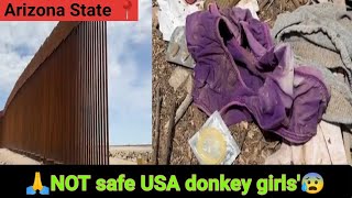 Not safe girls USA donkey 😰 || Mexico to America border crossing Punjabi || usa donkey