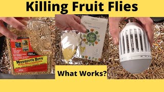 Killing Fruit Flies in a Worm Bin!!!