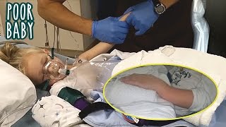 Broken Arm Emergency - Rushed to Hospital - Setting Bones &amp; Splint Cast