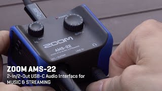 Video thumbnail for Zoom AMS 22 Audio Interface for Music & Streaming by Sound Service GmbH