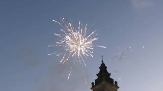 preview picture of video 'Arrivo della Madonna del Tindari ad Aci Sant'Antonio e Spettacolo Pirotecnico della Ditta Fire Sud'