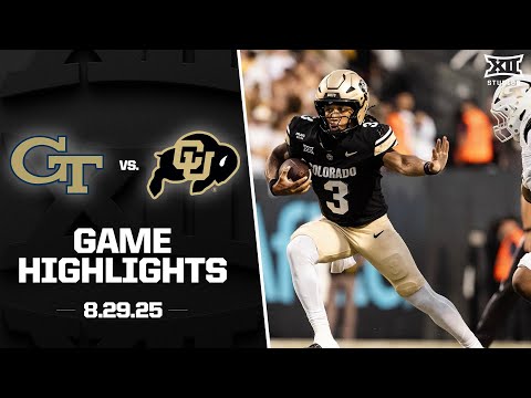 Georgia Tech vs. Colorado Game Highlights | 2025 Big 12 Football