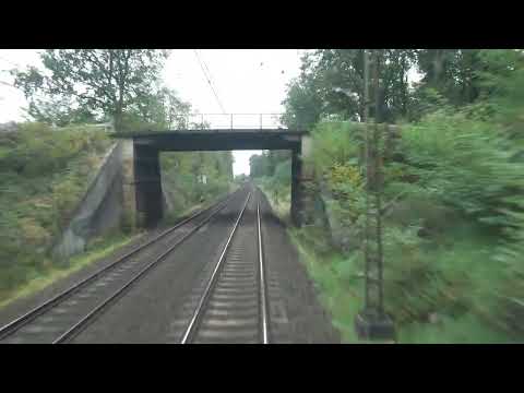 Train cab ride; Wunstorf-Minden (Westf.), via NATO-Bahn (20241023)