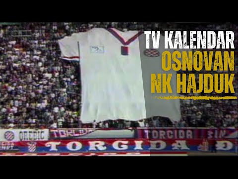 TV kalendar: Osnovan NK Hajduk