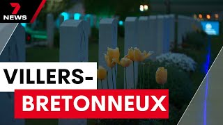 Paying tribute to the Australian troops buried in fields of Villers-Bretonneux  | 7 News Australia