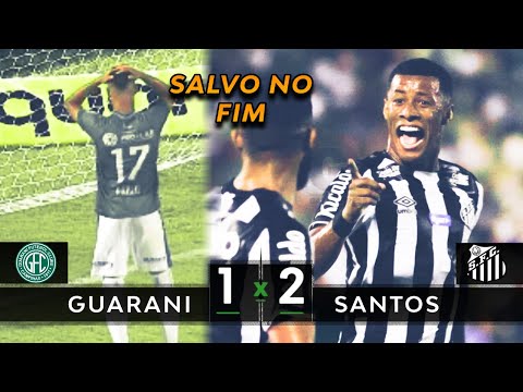 GOL CONTRA NO FINAL | Guarani 1 x 2 Santos - Melhores Momentos (HD) - Paulista 2020