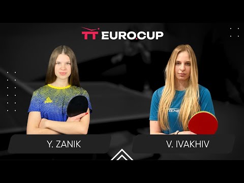 18:00 Yulianna Zanik  - Valeriia Ivakhiv 14.09.2024 TT Euro.Cup Ukraine STAR. TABLE 4