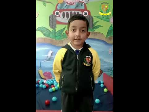 Biraj Is Telling A Rhyme "Little Jack Horner" |  Sandeepni Gurukul, Kaunterpur, Pathankot #rhymes