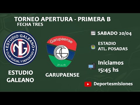 LPF - Ascenso - Galeano vs Garupaense