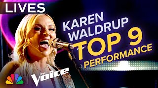 Karen Waldrup Performs Sugarland&#39;s &quot;Stay&quot; | The Voice Lives | NBC