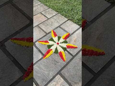 Uthradam | Pookalam #jishnuuthaman #onam #pookalam