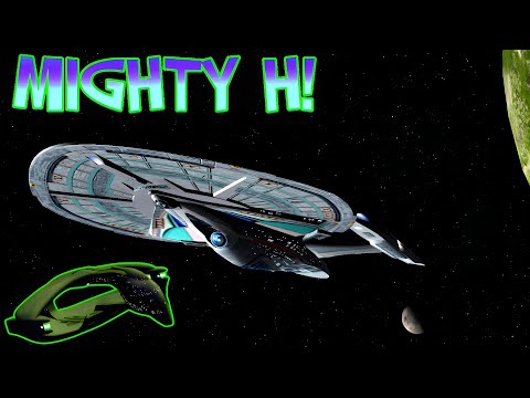 Independence Class - U.S.S Enterprise H Meets 5 Romulan Warbirds! - StarShip Battles