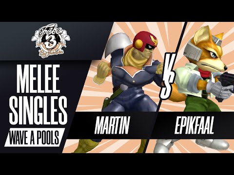 Martin (Captain Falcon) vs epikfaal (Fox) - Melee Singles Wave A Pools - Fête 3: By the Sea