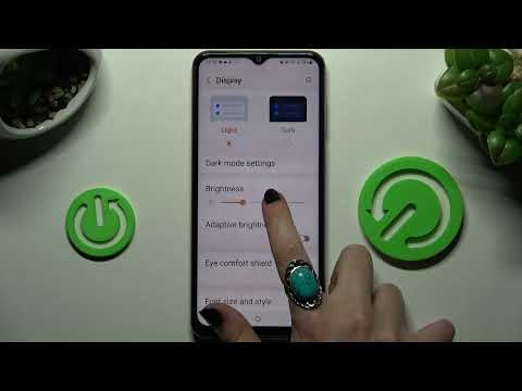 How to turn On / Off Auto Brightness in Samsung Galaxy M13 - Adaptive Brightness