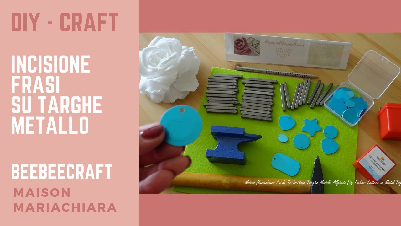Watch Now Fai da te Incisione Targhe di Metallo Alfabeto BeeBeeCraft Diy Stamping Metal Tags maisonmariachiara Fai da te Incisione Targhe di Metallo Alfabeto BeeBeeCraft Diy Stamping Metal Tags maisonmariachiara