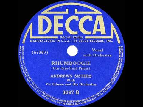 1940 HITS ARCHIVE: Rhumboogie - Andrews Sisters