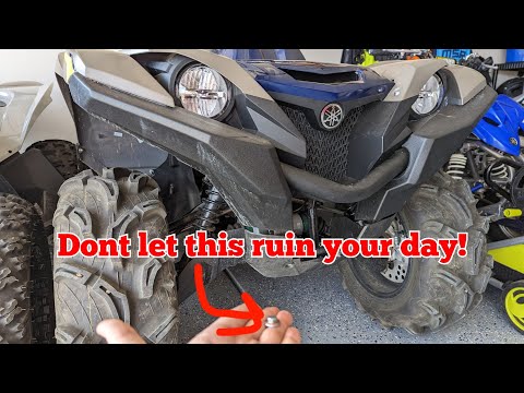 Yamaha Grizzly 700 front differential issue fix!