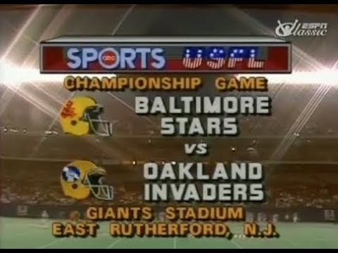 1985 USFL Week 21 - USFL Championship - Stars vs. Invaders - ESPN Classic