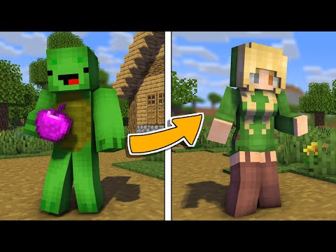 【Maizen】Mikey became a girl【Minecraft Parody Animation Mikey and JJ】