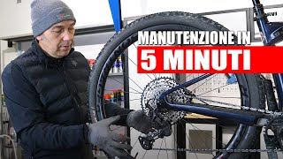 MANUTENZIONE BICI IN 5 MINUTI, E' POSSIBILE?
