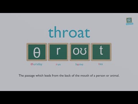 How to pronounce throat ?