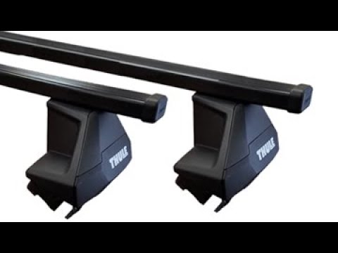 Thule Evo Clamp Car Roof Rack with Square Load Bars Quick Video Installation