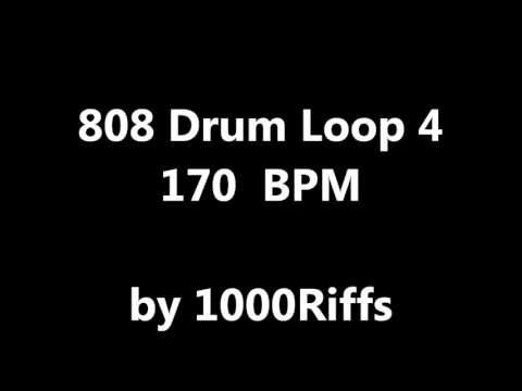 808 Drum Loop 4 : 170 BPM - Beats Per Minute