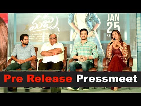 Mr. Majnu Team Pre Release Press Meet