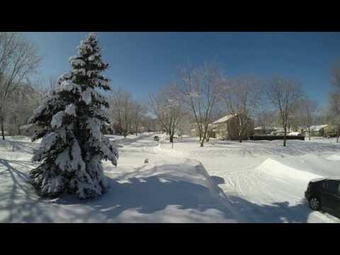 Minnesota snow storm time-lapse 2/13/14