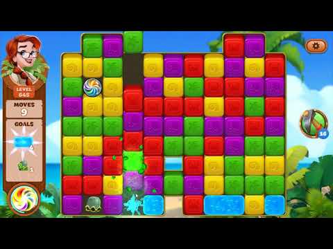 Lost Island Blast Adventure Level 645 - No Boosters