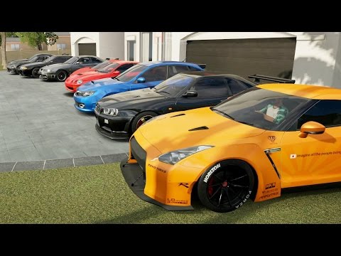 Forza Horizon 3 | AWD Highway Shootout | R34 GTR's, WRX STi, RB26 Celica, Gallardo, Evo's & More