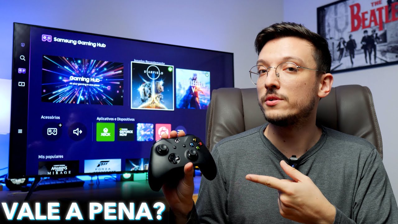 TV CU7700 Samsung | Ela é um videogame | Review Completo