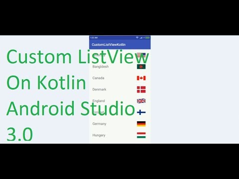 How To Create Custom Listview on Kotlin in Android Studio 3.0