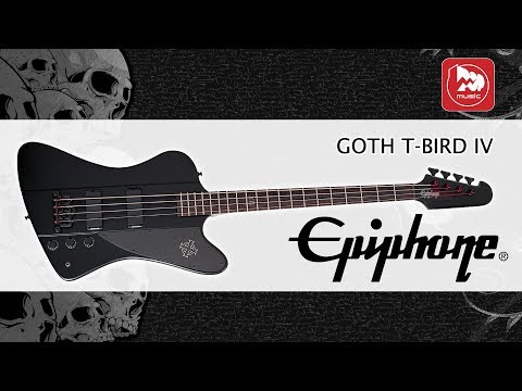 Русскоязычный обзор бас-гитары Epiphone Goth Thunderbird-IV Bass