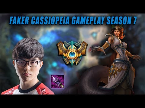 SKT T1 Faker Cassiopeia | Season 7 Cassiopeia vs Lucian Gameplay | Patch 7.15