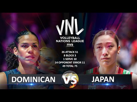 Dominican Republic vs Japan | Women's VNL 2025